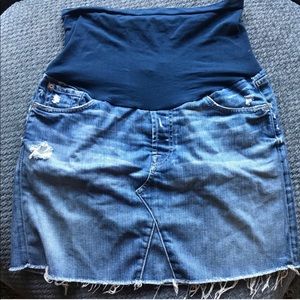 Seven Pea in the Pod Maternity Jean Skirt